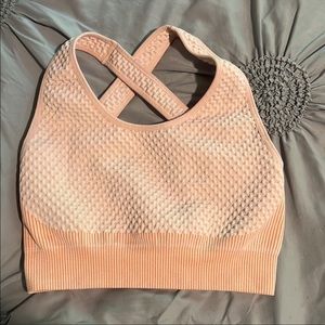 peach activewear set